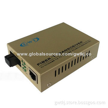 10/100M single mode single fiber media converter, SC/20km, 5V power supply, good quality